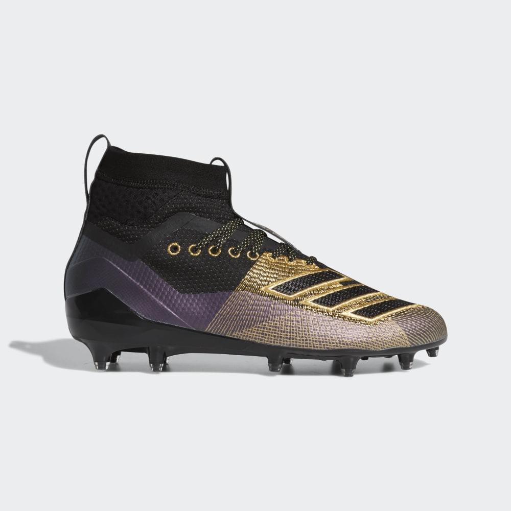 Adidas Men's Adizero 8.0 SK Football Boots Black/Gold Metal/Grey Ireland D97643